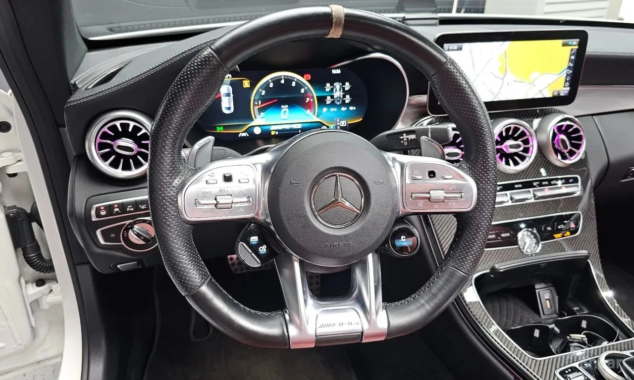 Mercedes-Benz C 43 AMG 4MATIC | HUD | 360 | 1 Собственик, снимка 11 - Автомобили и джипове - 56018766