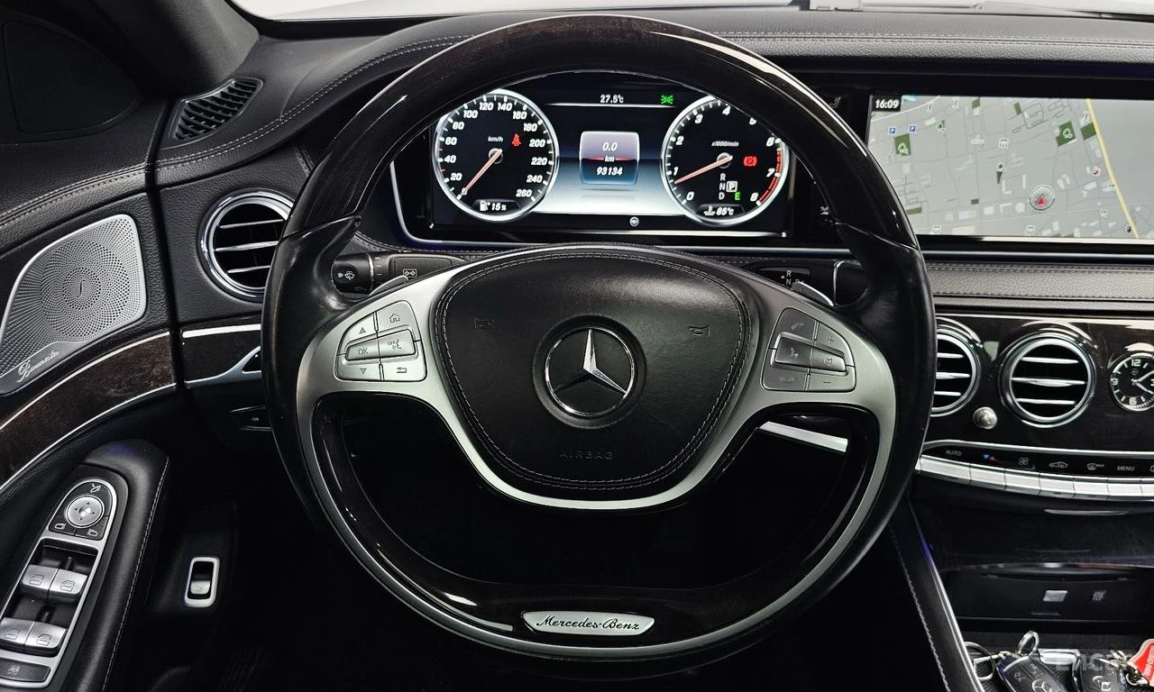Mercedes-Benz S 500 L* 4MATIC* ПОДГРЕВ* ОБДУХВАНЕ* ДИСТРОНИК* КАМЕРА* , снимка 5 - Автомобили и джипове - 54961764