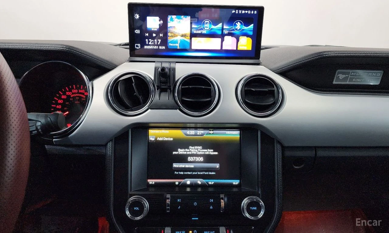 Ford Mustang GT* 5.0* V8* ПОДГРЕВ* ОБДУХВАНЕ* КАМЕРА* КЕЙЛЕС* , снимка 8 - Автомобили и джипове - 55308684