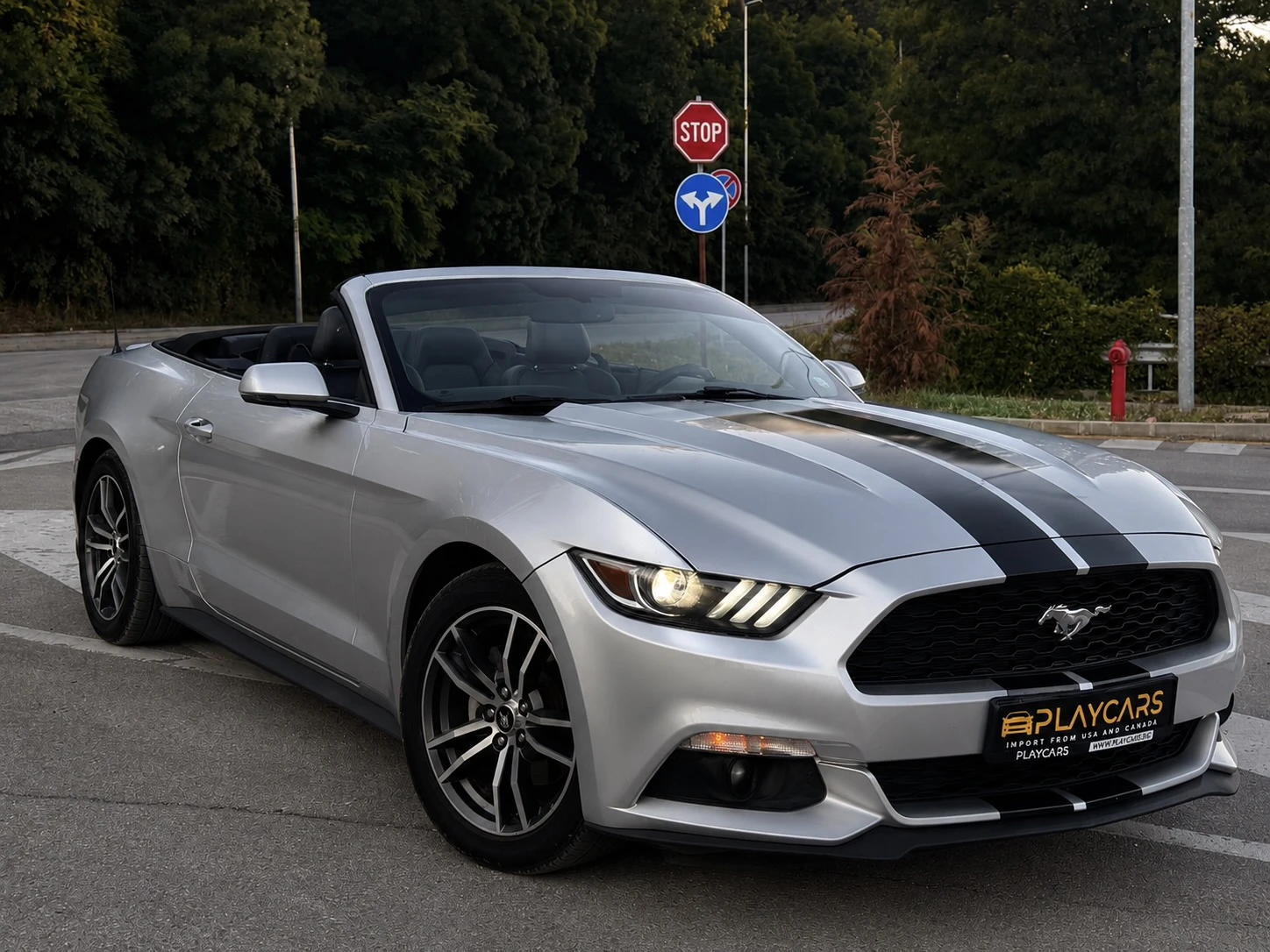 Ford Mustang 2.3 ECOBOOST PREMIUM| ПОДГРЕВ| ОБДУХВАНЕ| SHAKER| , снимка 2 - Автомобили и джипове - 55536385