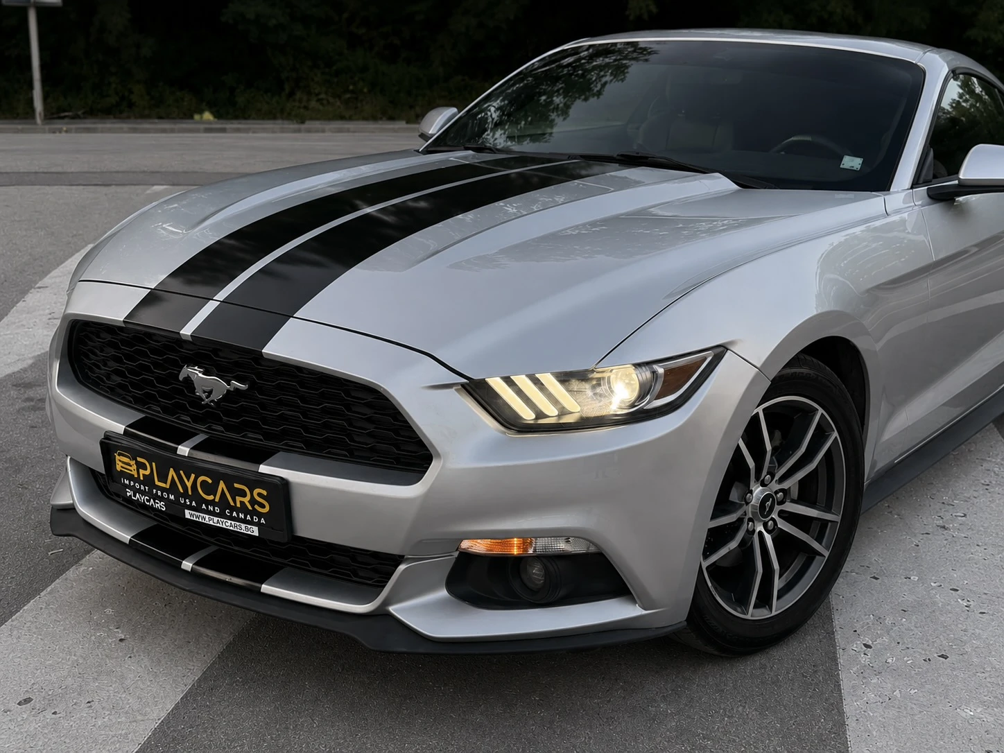 Ford Mustang 2.3 ECOBOOST PREMIUM| ПОДГРЕВ| ОБДУХВАНЕ| SHAKER| , снимка 13 - Автомобили и джипове - 55536385