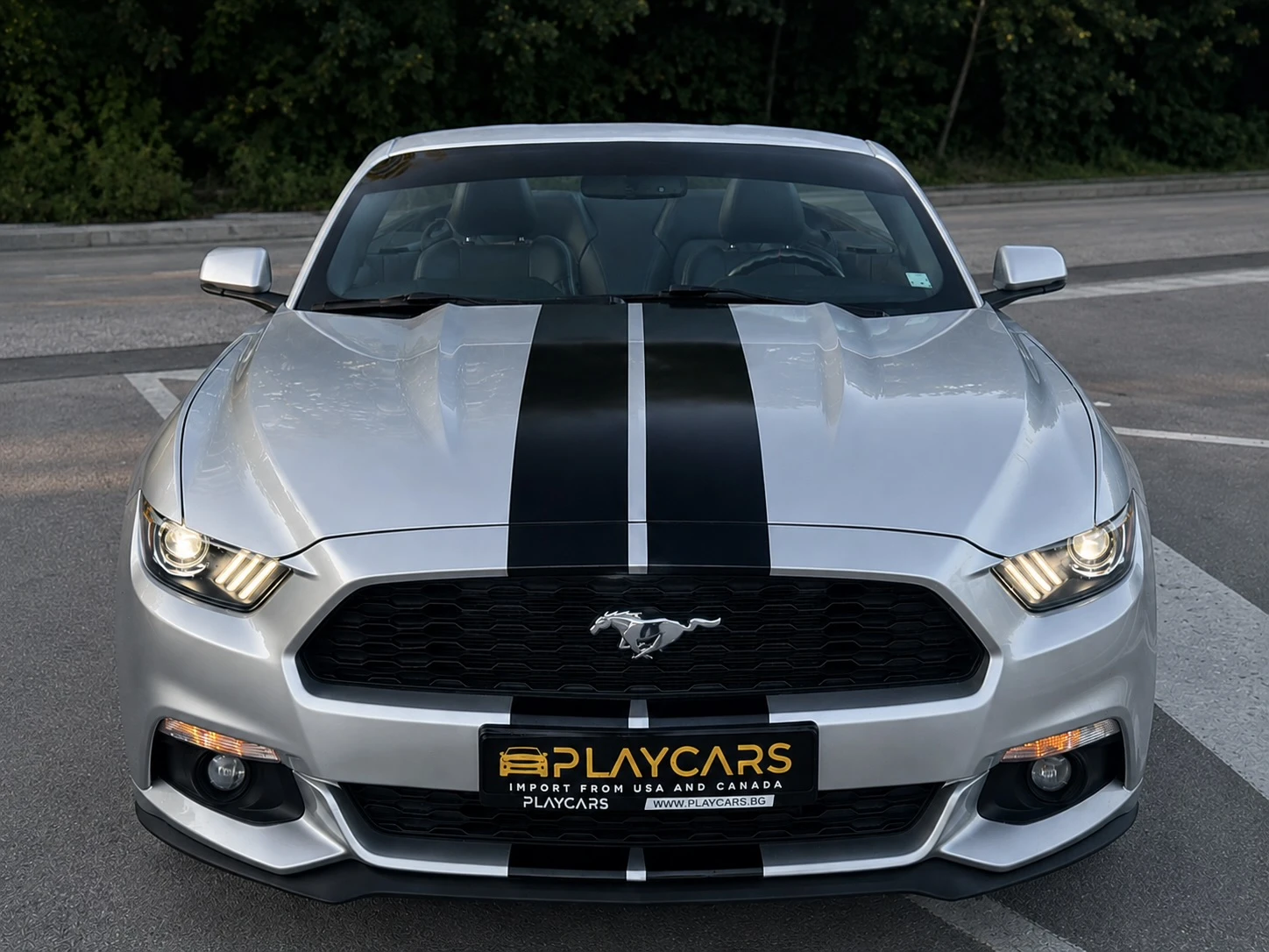 Ford Mustang 2.3 ECOBOOST PREMIUM| ПОДГРЕВ| ОБДУХВАНЕ| SHAKER| , снимка 4 - Автомобили и джипове - 55536385