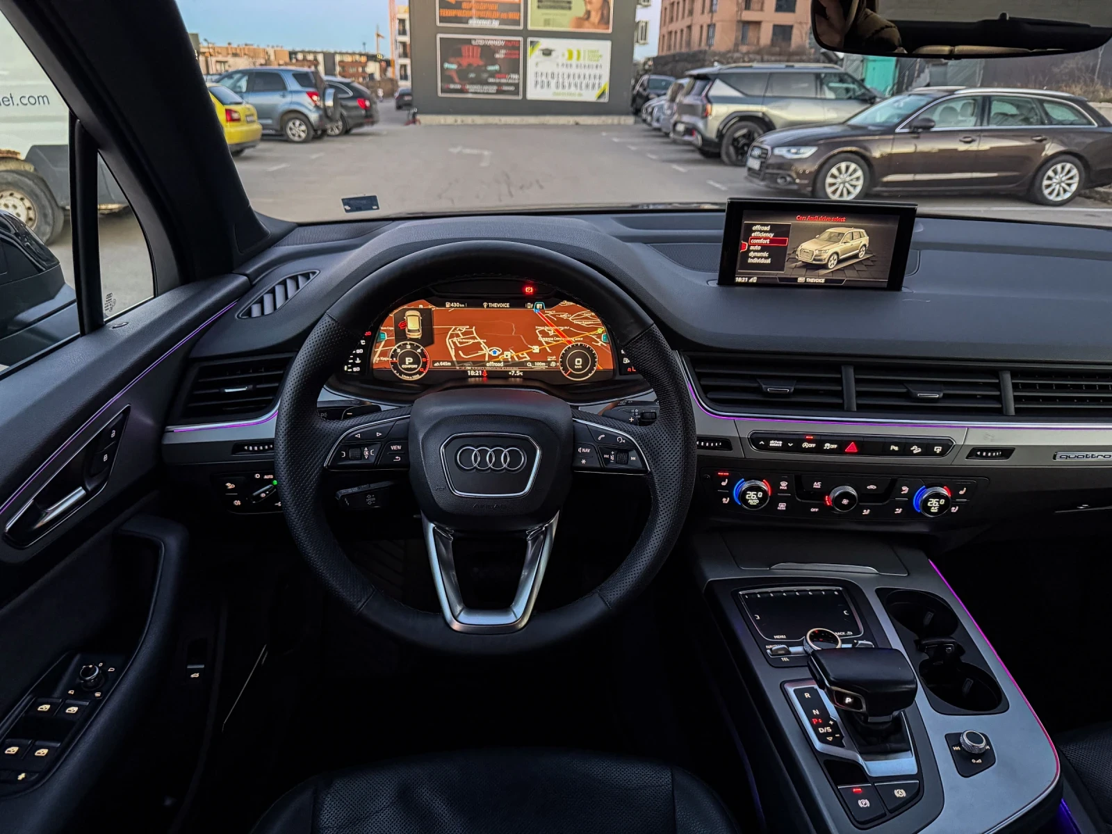 Audi Q7 3.0TDI/Matrix/7места/, снимка 8 - Автомобили и джипове - 53863931