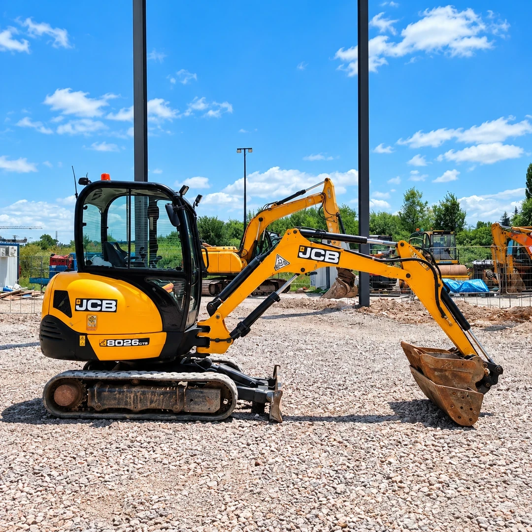 Багер JCB Мини багер JCB 8026CTS, снимка 6 - Индустриална техника - 55908670