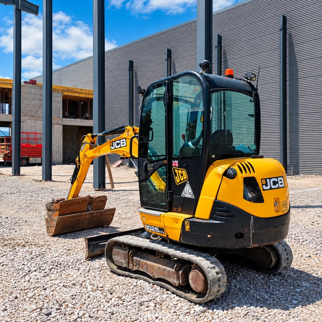 Багер JCB Мини багер JCB 8026CTS, снимка 3 - Индустриална техника - 55908670