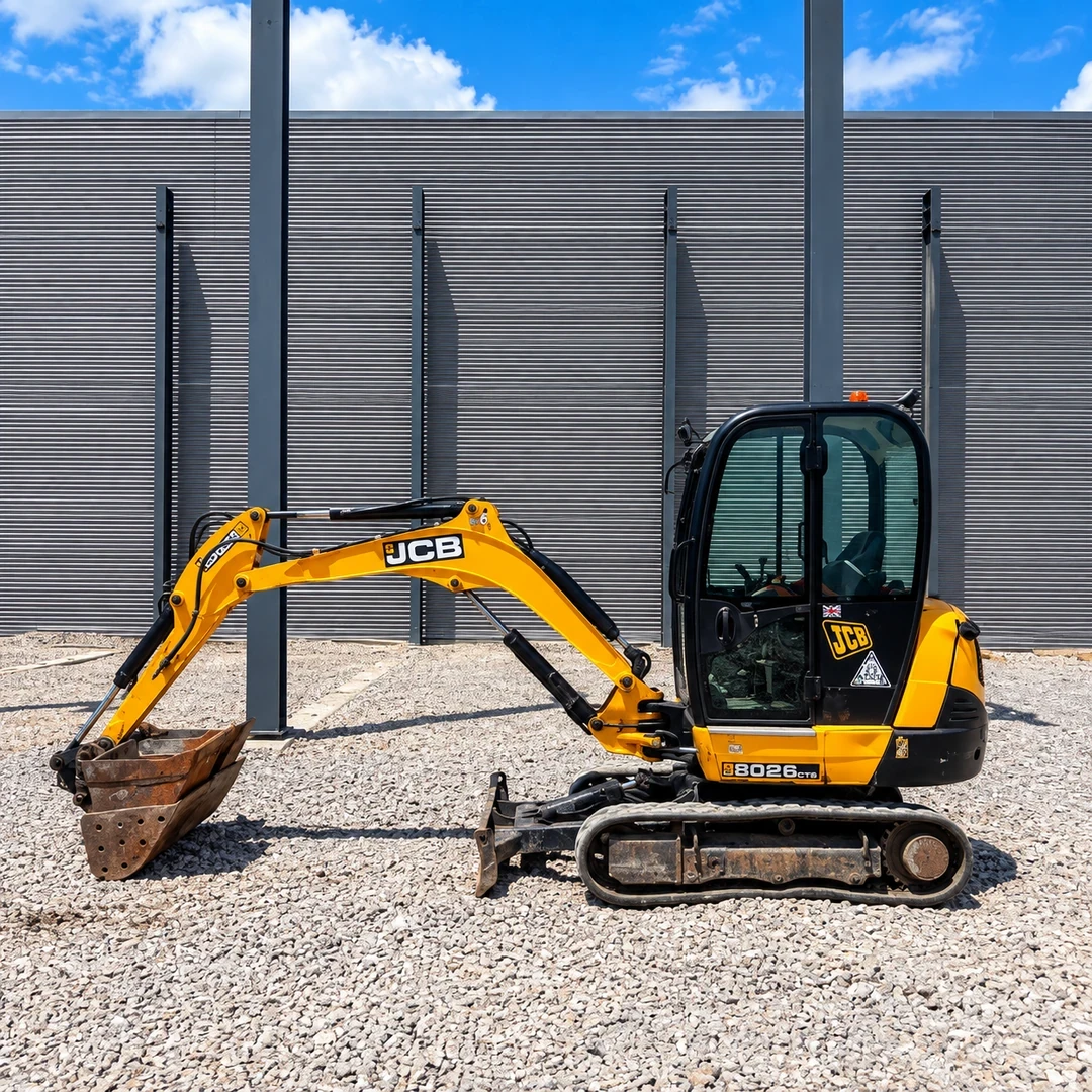 Багер JCB Мини багер JCB 8026CTS, снимка 2 - Индустриална техника - 55908670