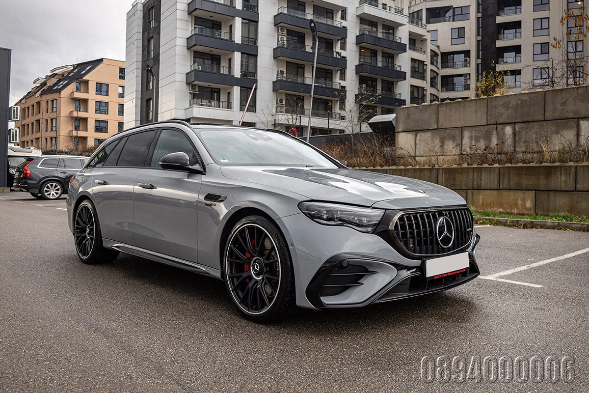 Mercedes-Benz E 53 AMG 4MT 3xMANUFAKTUR 2xEXCL DESIGNO BURM PANO ОБДУХВ, снимка 1