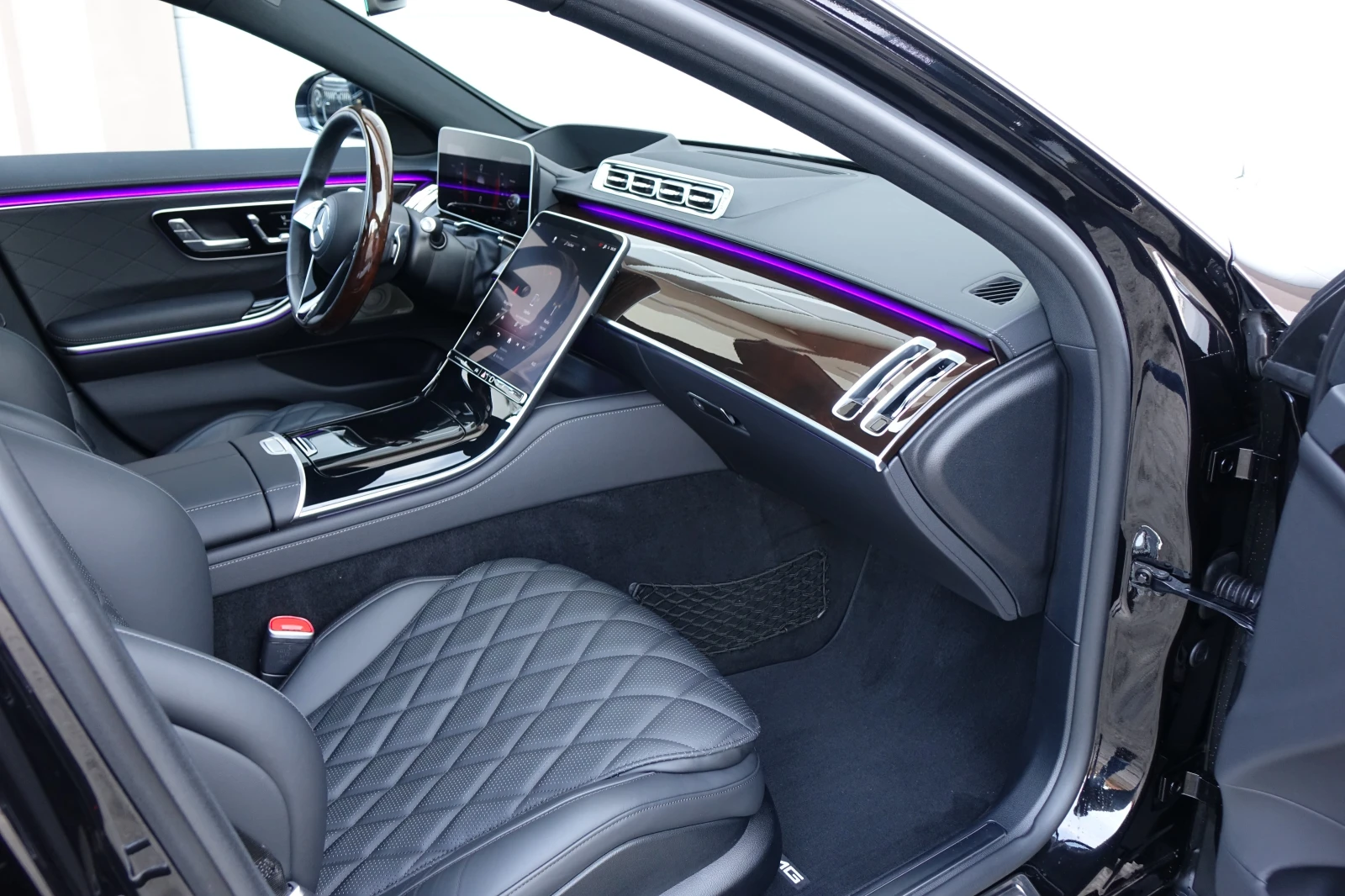 Mercedes-Benz S 450 4MATIC* AMG* 3 TV* EXCLUSIVE* LONG* , снимка 13 - Автомобили и джипове - 54065003