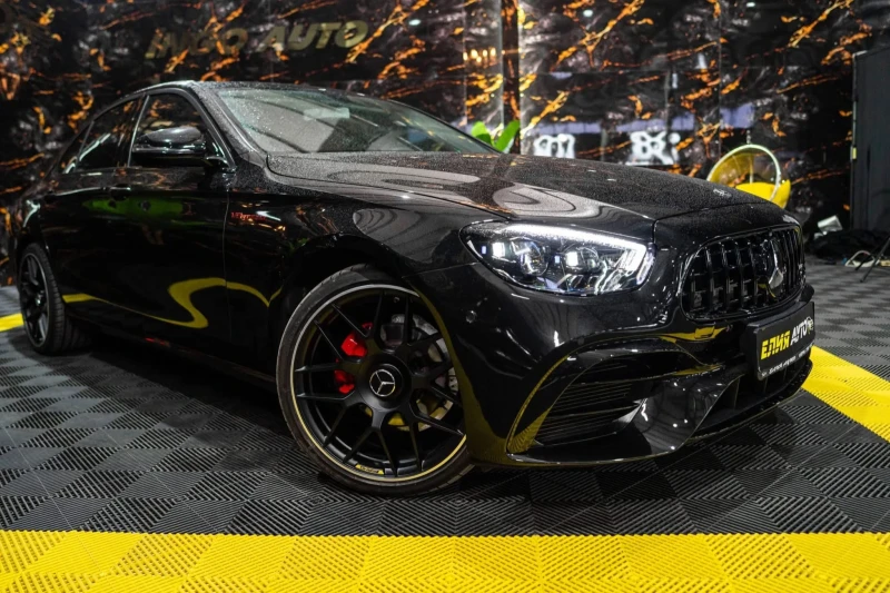 Mercedes-Benz E 220 D FULL AMG BLACK LINE BURMEISTER NAVI ЛИЗИНГ 100%, снимка 4 - Автомобили и джипове - 53503014