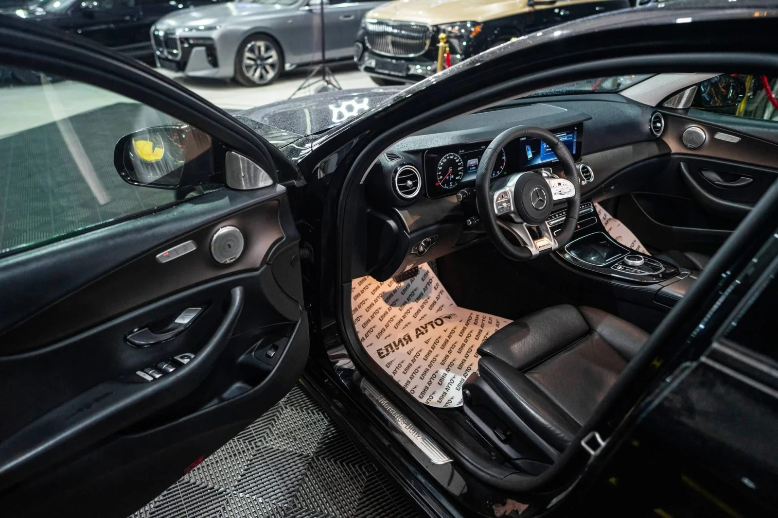 Mercedes-Benz E 220 D FULL AMG BLACK LINE BURMEISTER NAVI ������ 100% | Mobile.bg � ����������� 11