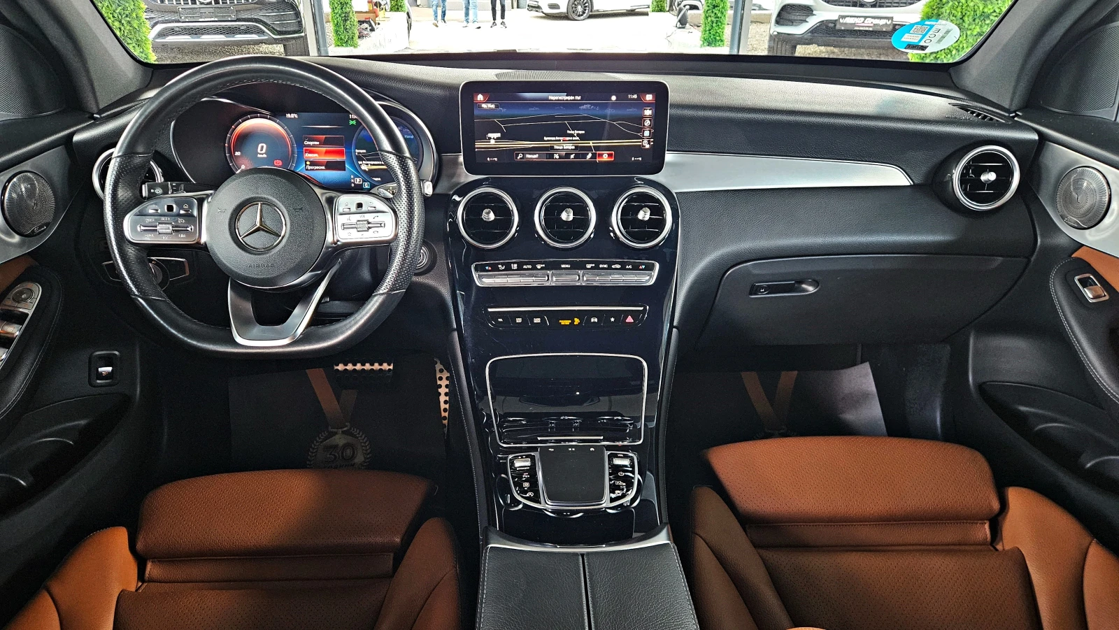 Mercedes-Benz GLC 200 COUPE/AMG/GERMANY/VIRTUAL/HEAD UP/CAMERA/BLIND SP/, снимка 9 - Автомобили и джипове - 56325728