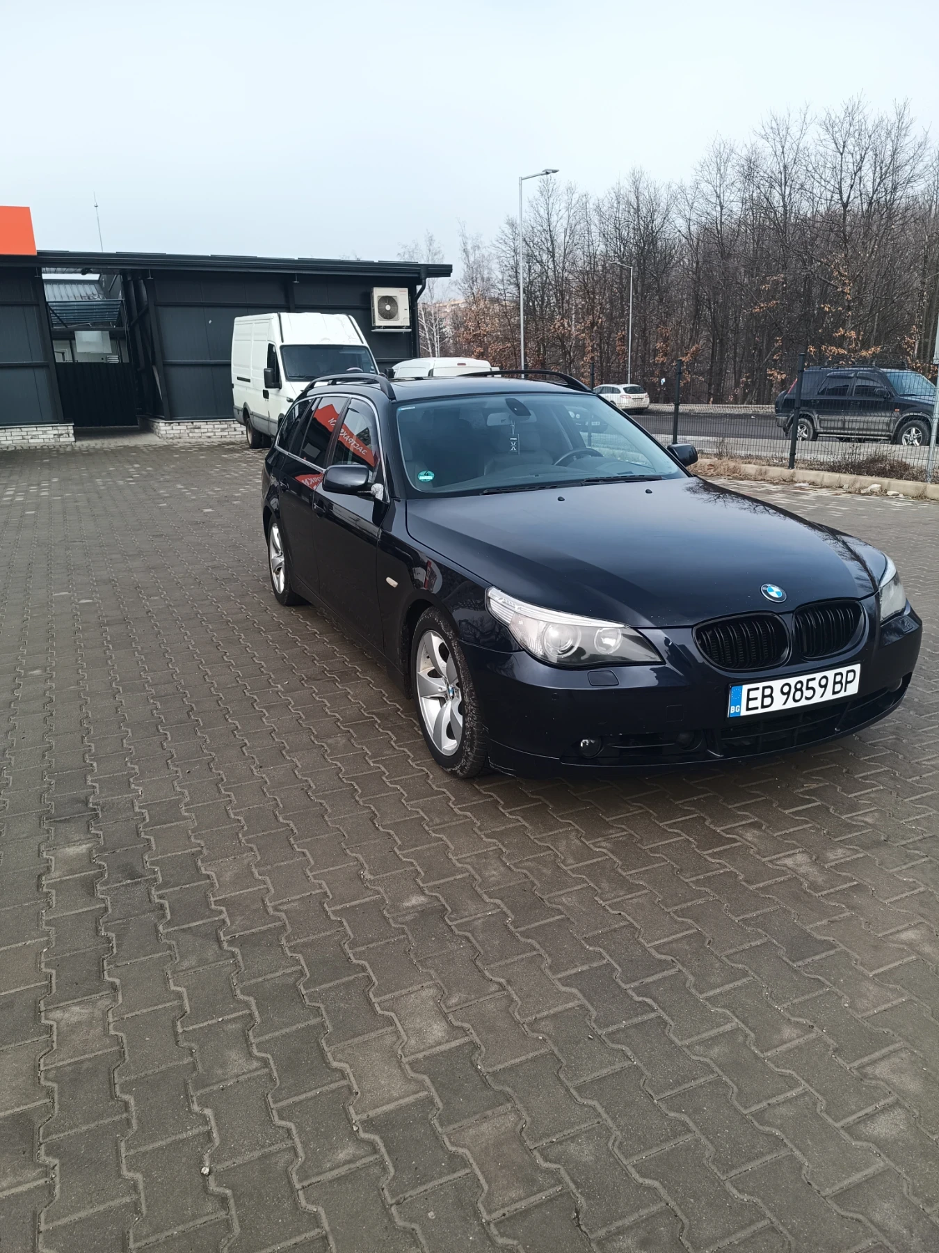 BMW 545 E61 head up distronic кожа xenon, снимка 1