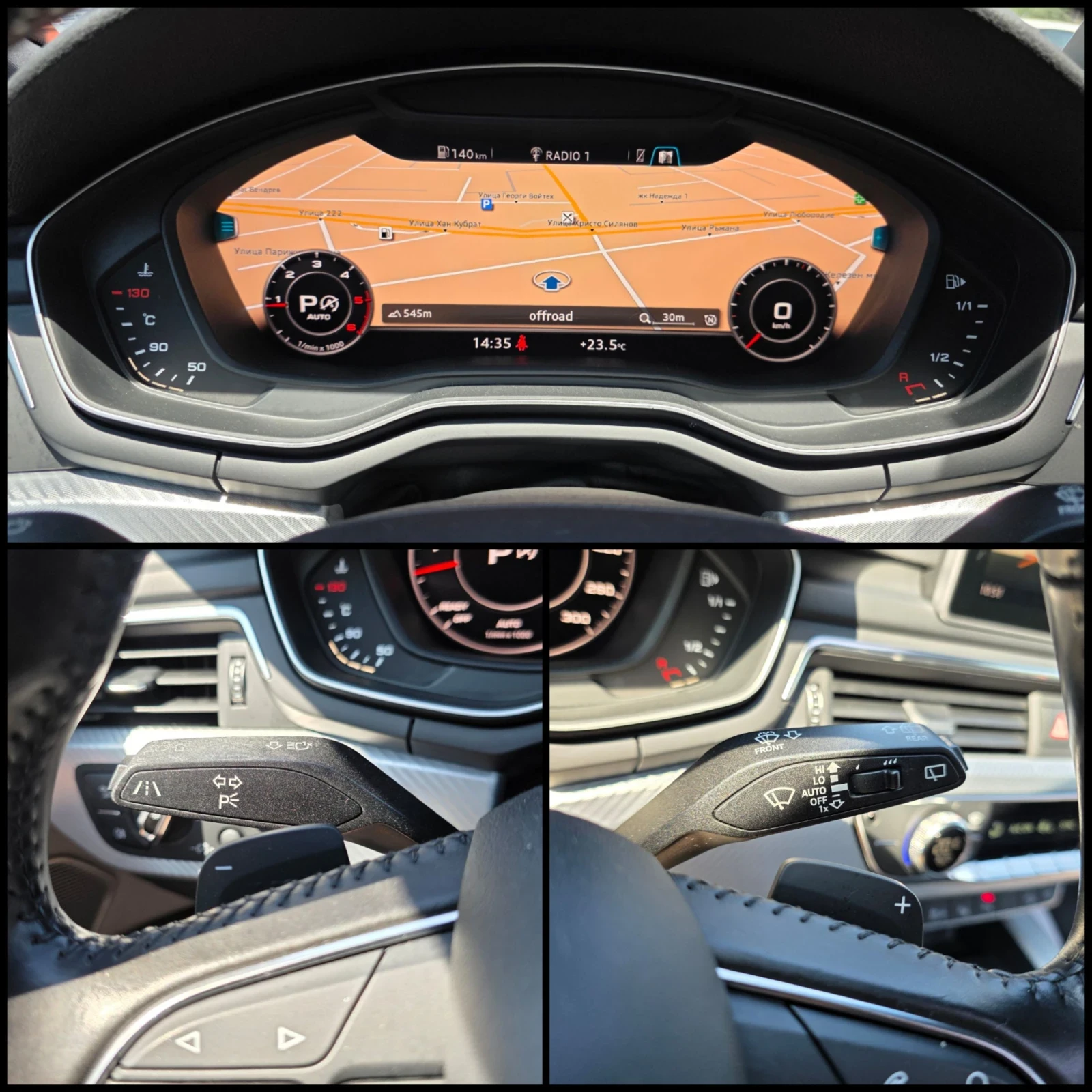 Audi A4 3.0TDI/QUATTRO/B&0/HEAD-UP/DISTRONIC/LANE-ASSST/, снимка 14 - Автомобили и джипове - 54836503