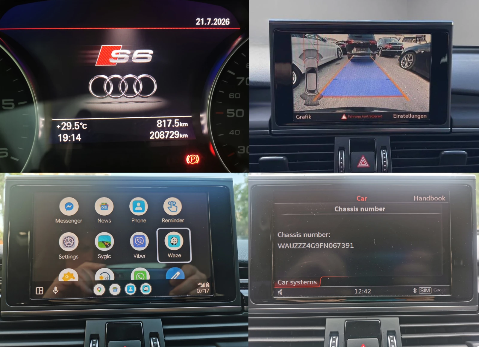 Audi A6 3.0TDI S-Line/LED/Distonic/Quattro/Navi | Mobile.bg � ����������� 15