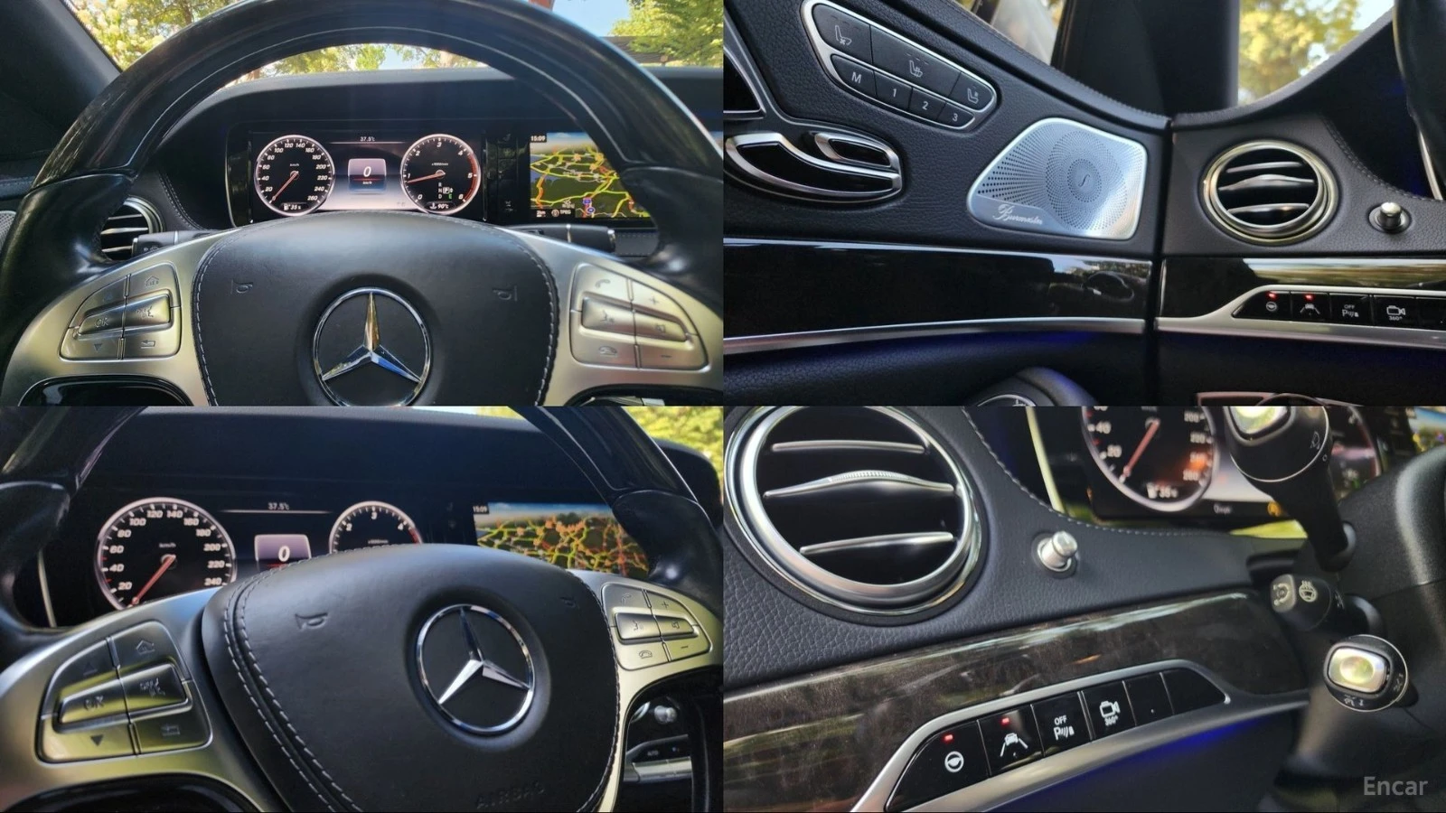 Mercedes-Benz S 350 4MATIC* ПОДГР* ОБДУХВ* BURM* PANO* 360* АВТОКРЕДИТ, снимка 13 - Автомобили и джипове - 55620076