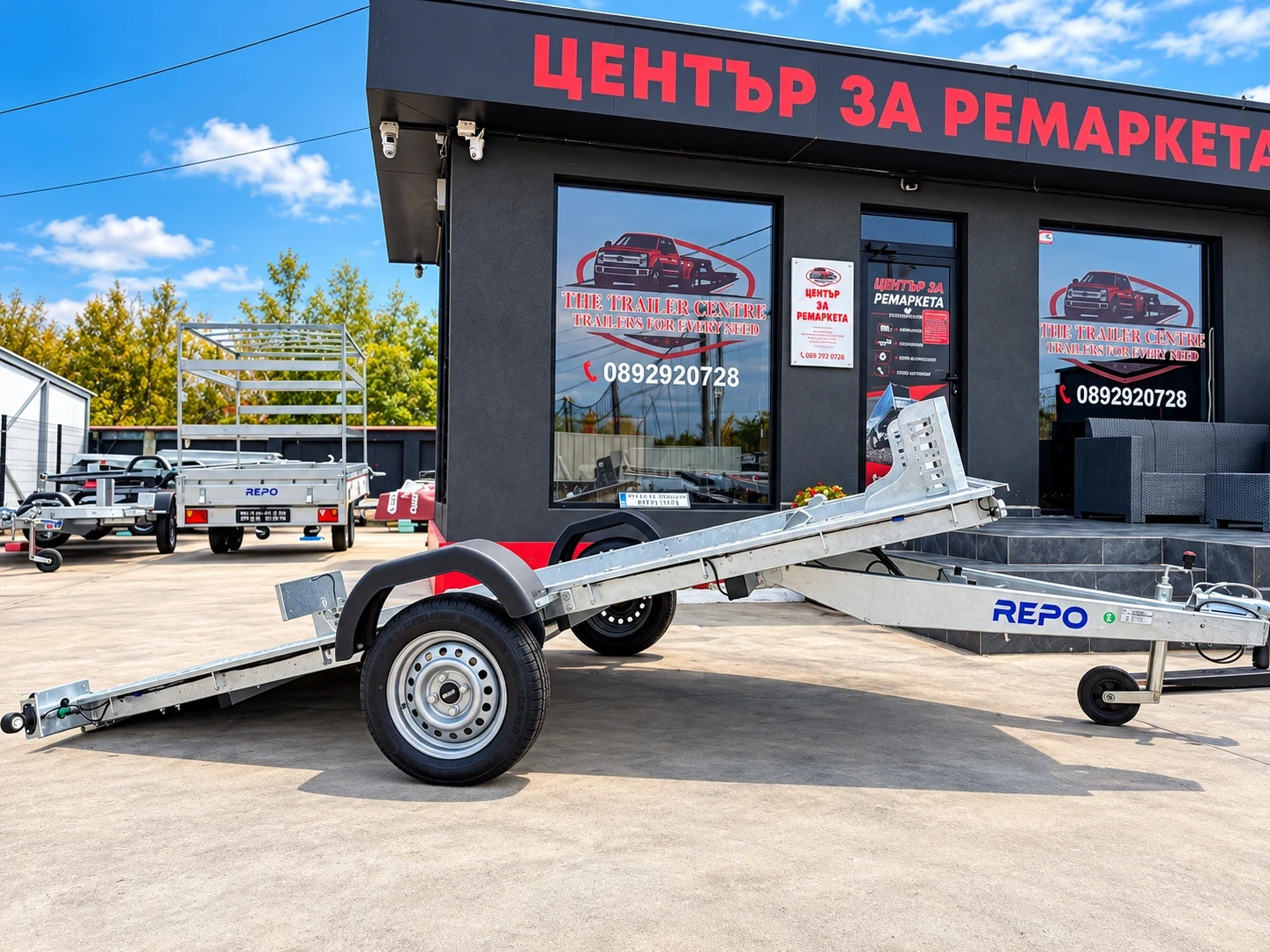 За автомобил Agados Ремарке за Мотоциклети и АТВ 3х 1.50 