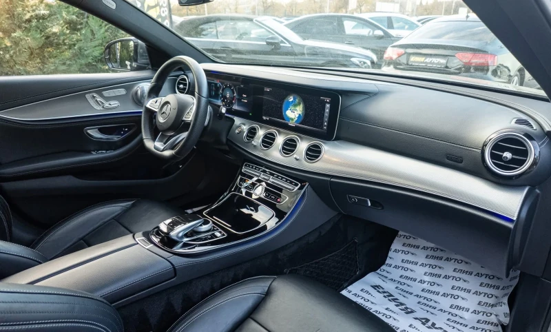 Mercedes-Benz E 350 D 4 MATIC FULL AMG LINE ПАНОРАМА ЛИЗИНГ 100%, снимка 14 - Автомобили и джипове - 52437581