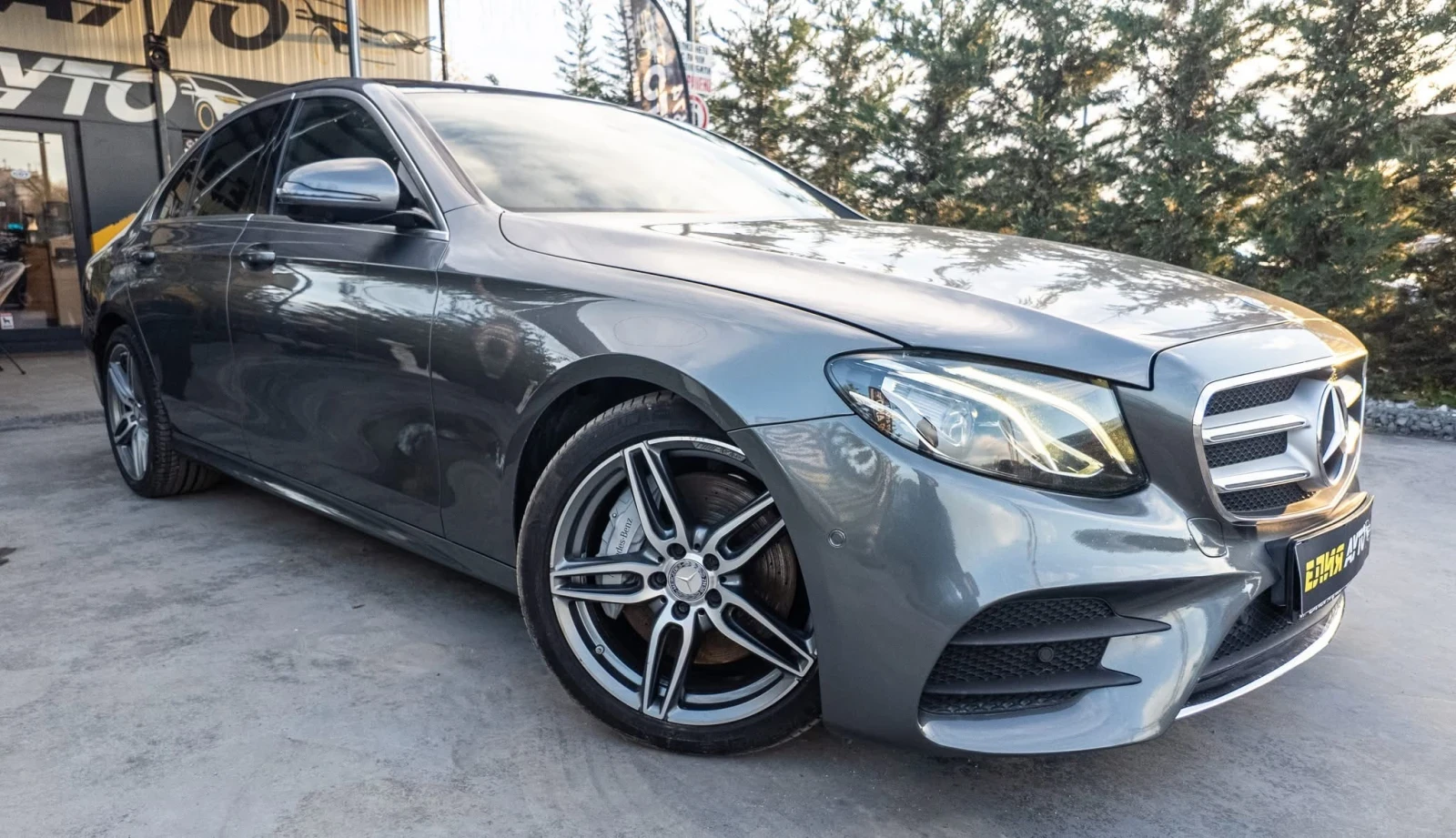 Mercedes-Benz E 350 D 4 MATIC FULL AMG LINE ПАНОРАМА ЛИЗИНГ 100%, снимка 1
