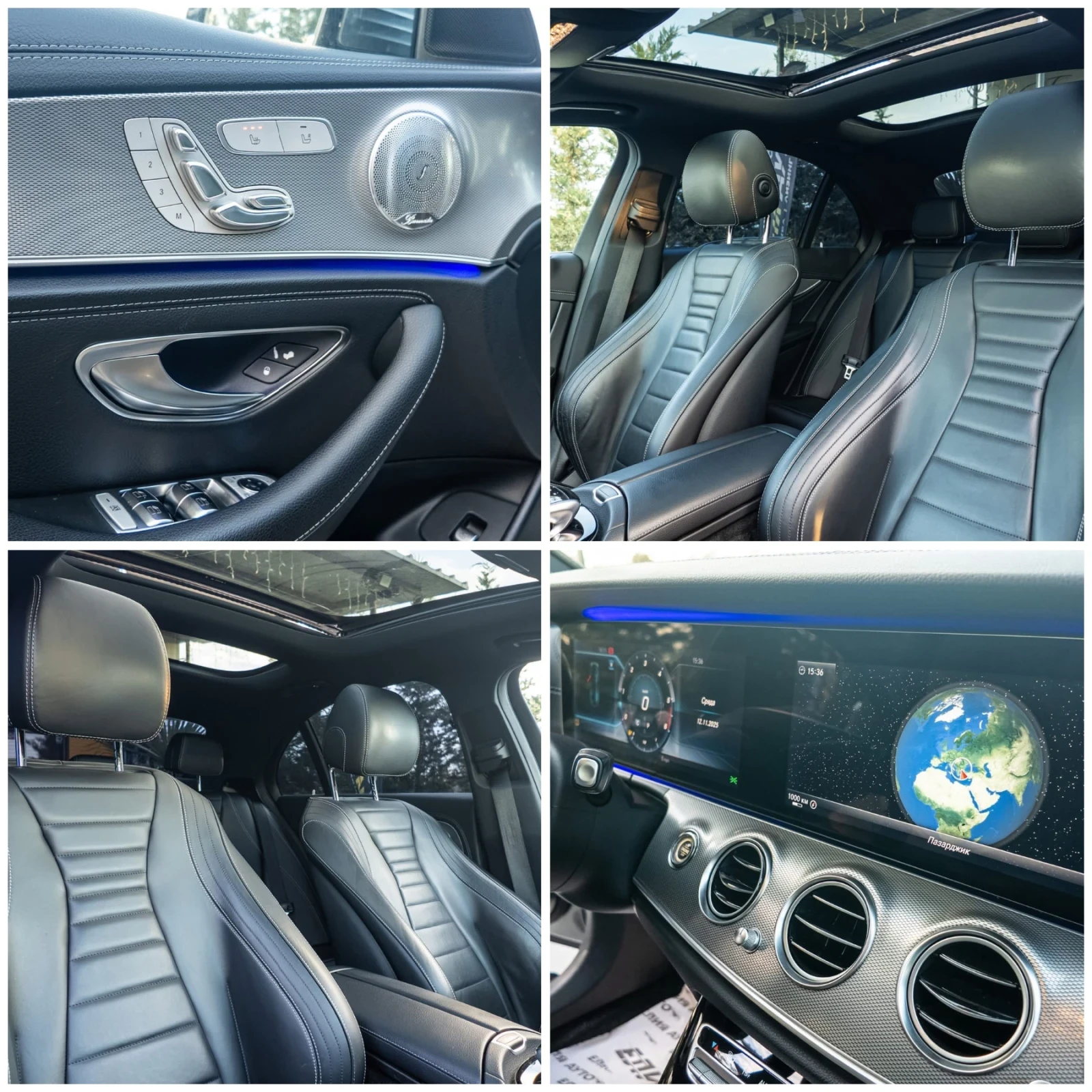 Mercedes-Benz E 350 D 4 MATIC FULL AMG LINE   100% | Mobile.bg   16