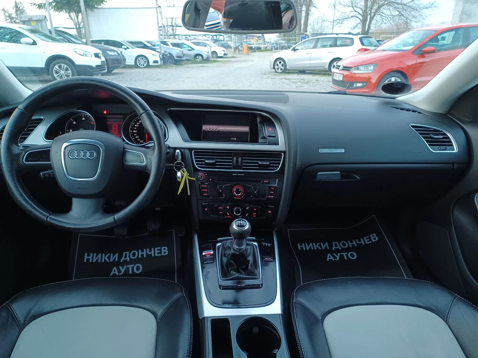 Audi A5 2.0-170ps.S-LINE! 6 скорости! Кожа!ПОДГРЕВ! - изображение 9