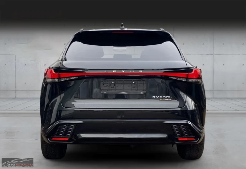 Lexus RX 500h F-SPORT/371HP/PANO/MEMO/360/HUD/M.LEV./KLESS/604g, снимка 6 - Автомобили и джипове - 52455988