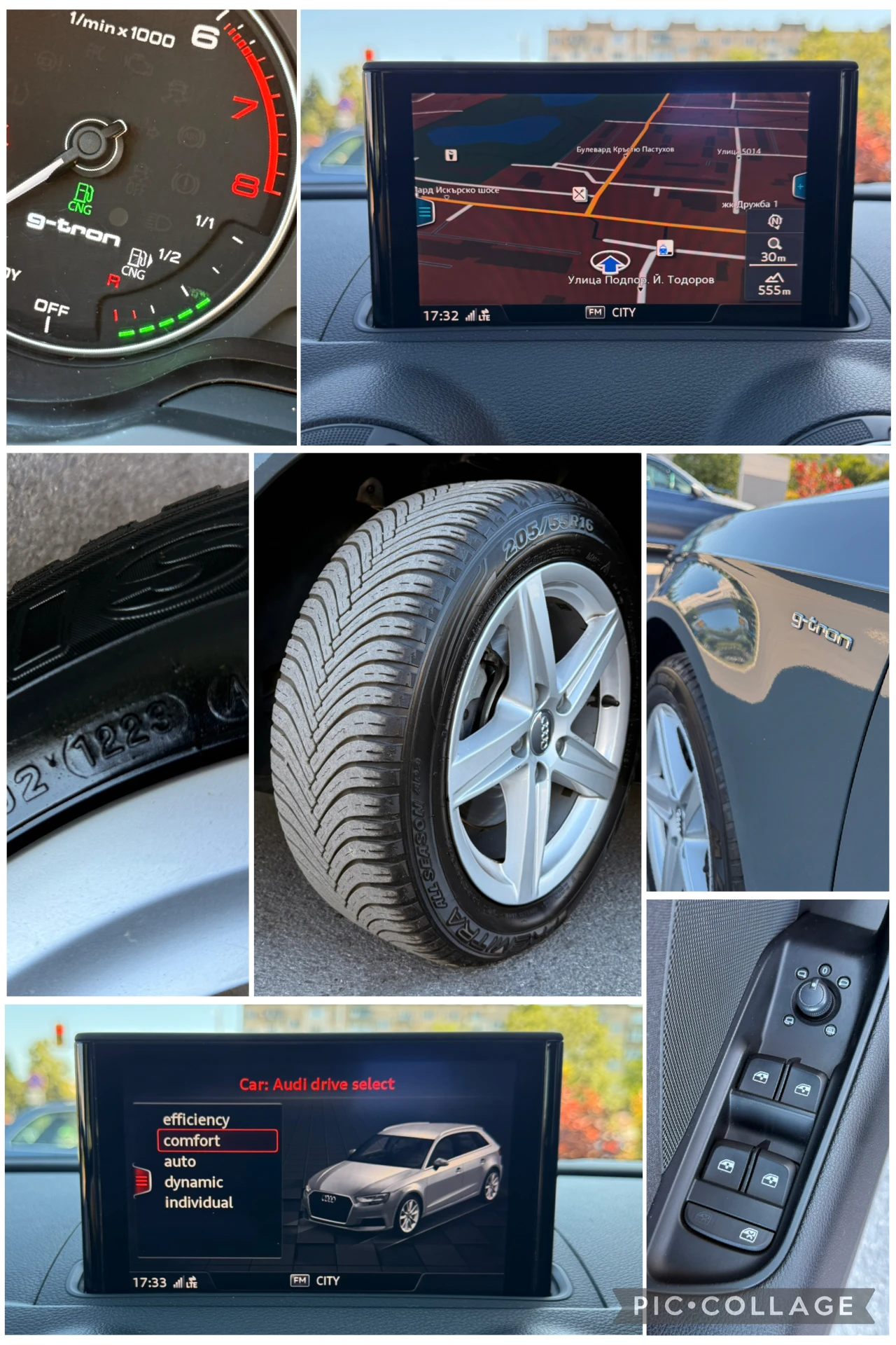 Audi A3 1.4i G-TRON* EURO-6B* NAVI*  | Mobile.bg   16