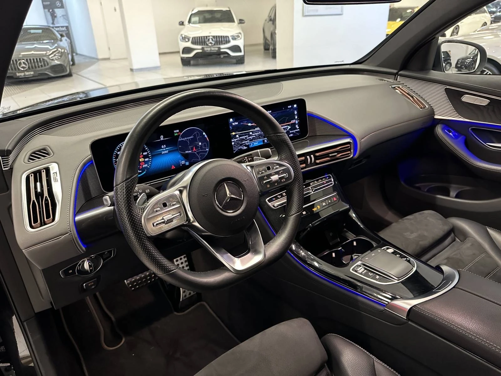 Mercedes-Benz EQC 4 MATIC* AMG* DISTRONIC* PANORAMA* 360* *  | Mobile.bg   11