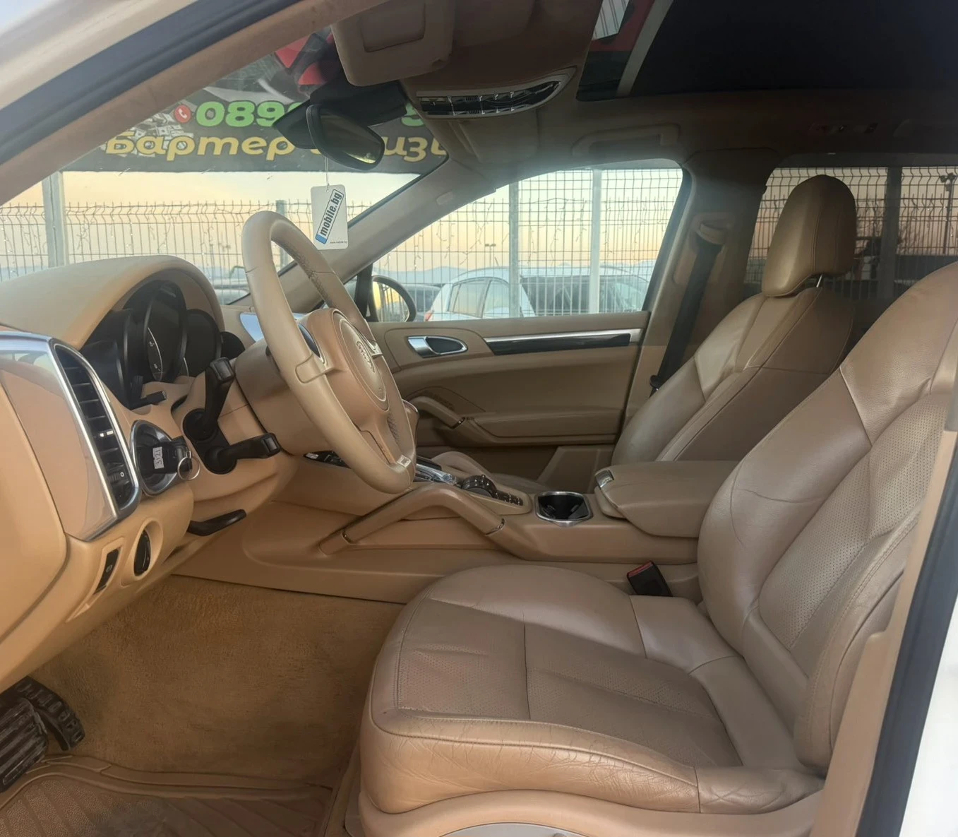 Porsche Cayenne 3.0 БЯЛА ПЕРЛА ЛИЗИНГ, снимка 7 - Автомобили и джипове - 53851494