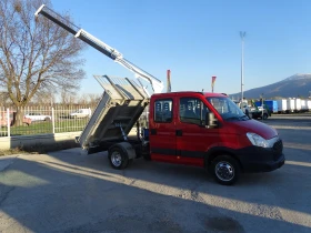 Iveco 35c15 САМОСВАЛ С КРАН * 7-места* , снимка 1