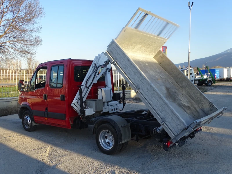 Iveco 35c15 САМОСВАЛ С КРАН * 7-места* , снимка 11 - Бусове и автобуси - 49563213