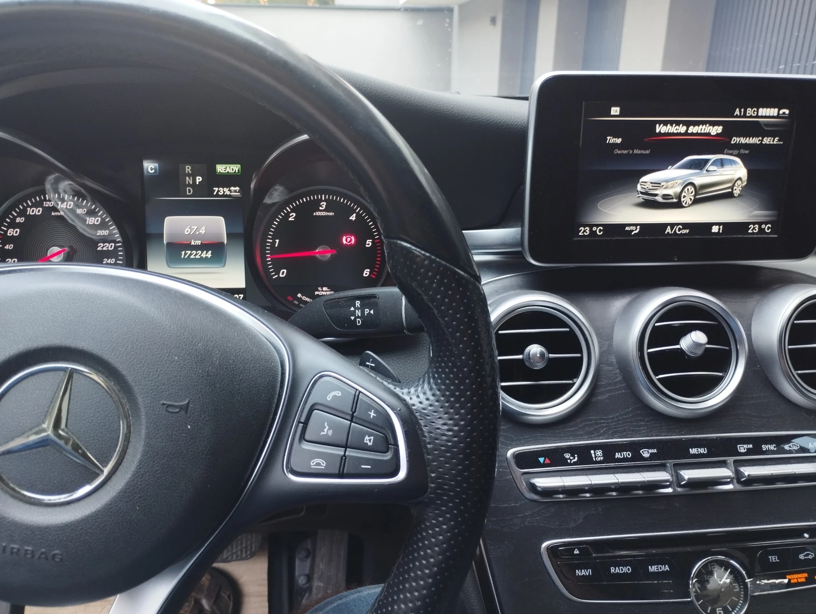 Mercedes-Benz C 300 HYBRID-DIESEL, снимка 10 - Автомобили и джипове - 55642210
