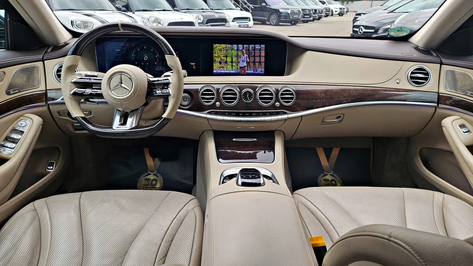 Mercedes-Benz S 350 L/AMG/TV/DISTR/HUD/360CAMERA/AMBIENT/ПОДГРЕВ/LIZIN