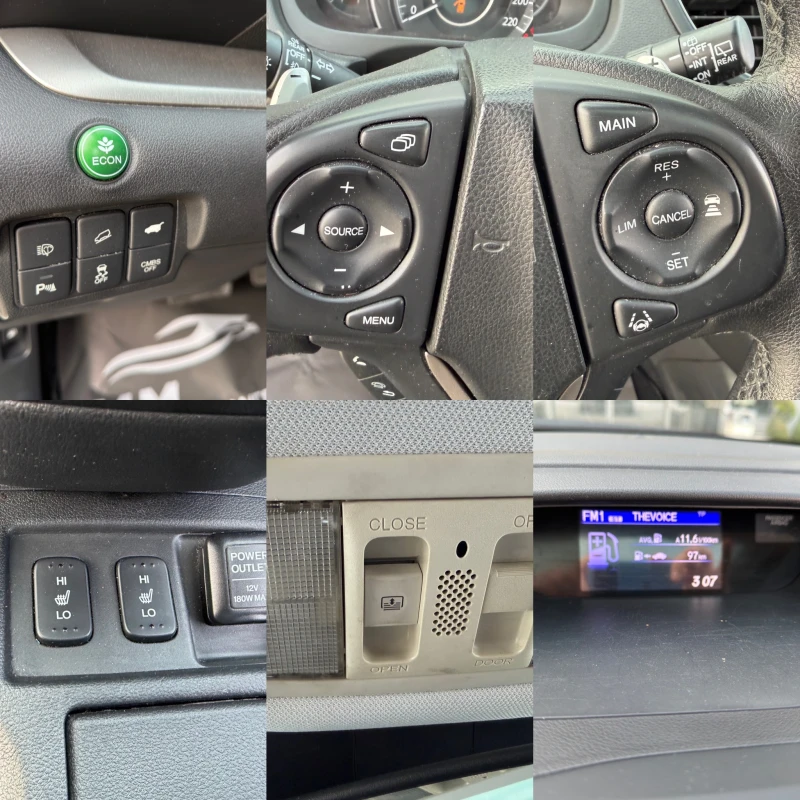 Honda Cr-v EXECUTIVE2.2CDTI-ПАНОРАМА-ПОДГРЕВ-КАМЕРА-ДИСТРОНИК, снимка 10 - Автомобили и джипове - 52554089