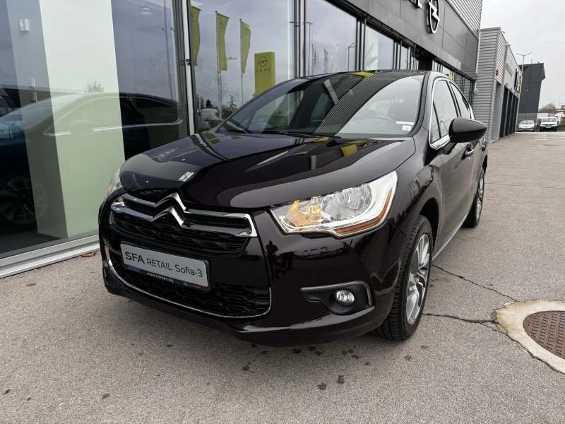 Citroen DS4 1.6 BlueHDi / 120 HP AUT EURO 6 цвят бордо, снимка 1 - Автомобили и джипове - 47981747