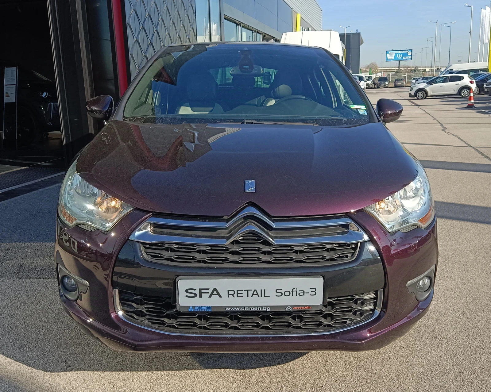 Citroen DS4 1.6 BlueHDi / 120 HP AUT EURO 6 цвят бордо - изображение 2