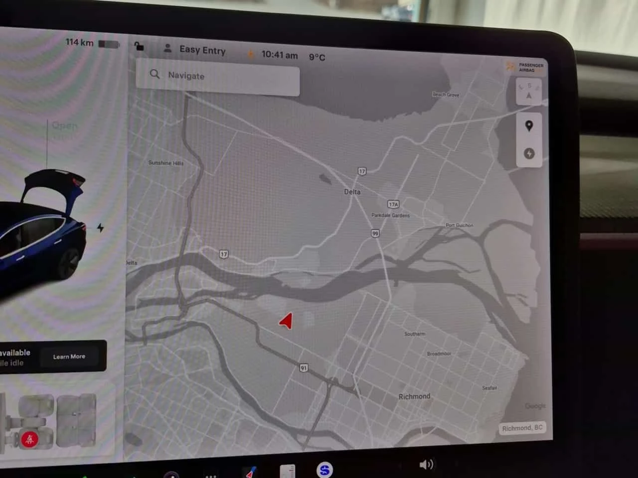 Tesla Model 3 AВТОПИЛОТ* ПАНОРАМА* 360* WIRELESS PHONE CHARGE, снимка 8 - Автомобили и джипове - 53818558