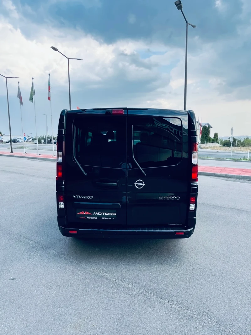 Opel Vivaro 8-МЕСТА;КЛИМАТИК;НАВИГАЦИЯ;EURO6;125к.с., снимка 4 - Бусове и автобуси - 47143212