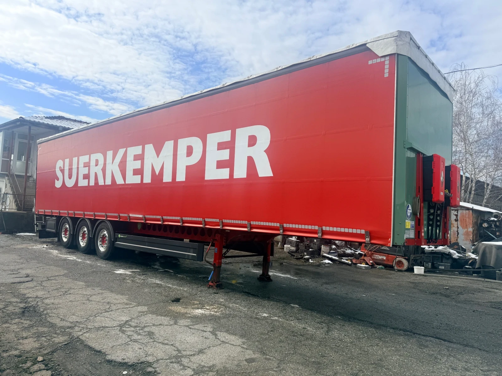 Полуремарке Berger LIGHT / тунел за ролони / буге / тара 5530 кг., снимка 4 - Ремаркета - 53374876