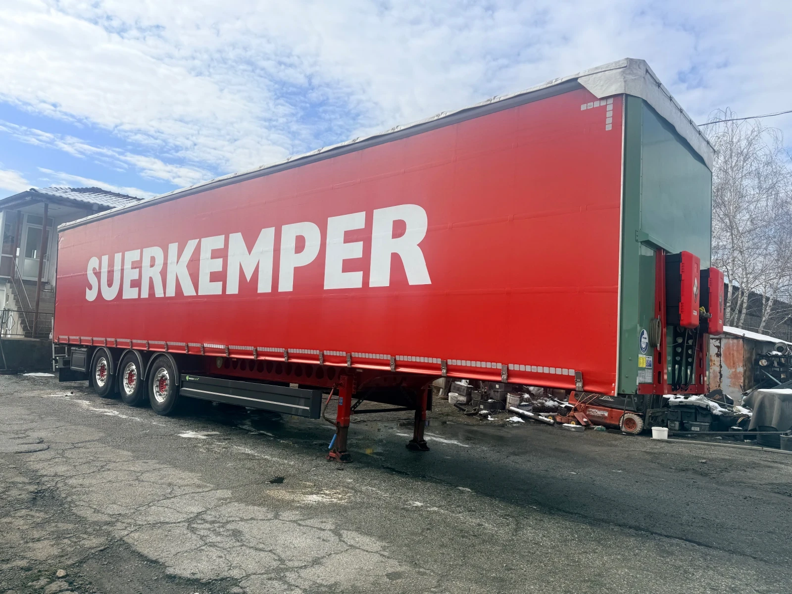 Полуремарке Berger LIGHT / тунел за ролони / буге / тара 5530 кг., снимка 5 - Ремаркета - 53374876