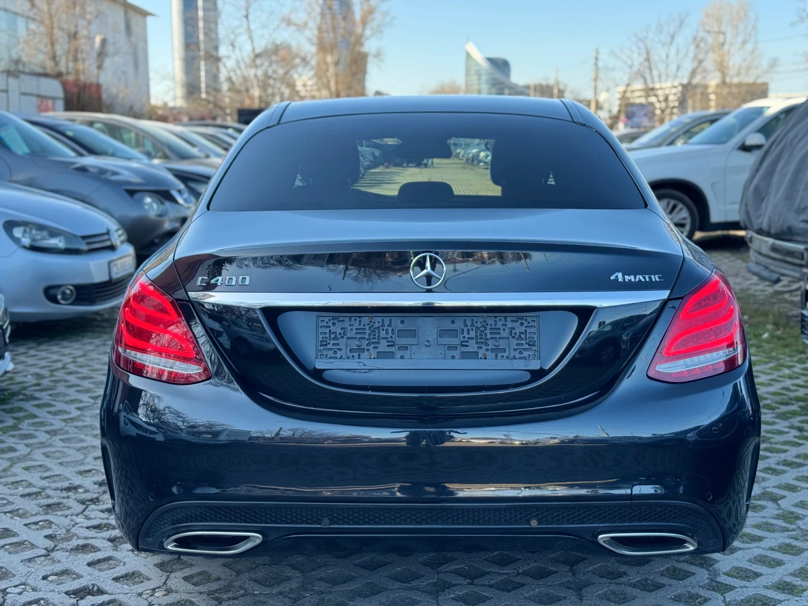 Mercedes-Benz C 400 AMG 4MATIC ПАНОРАМА КАМЕРА, снимка 7 - Автомобили и джипове - 53863847