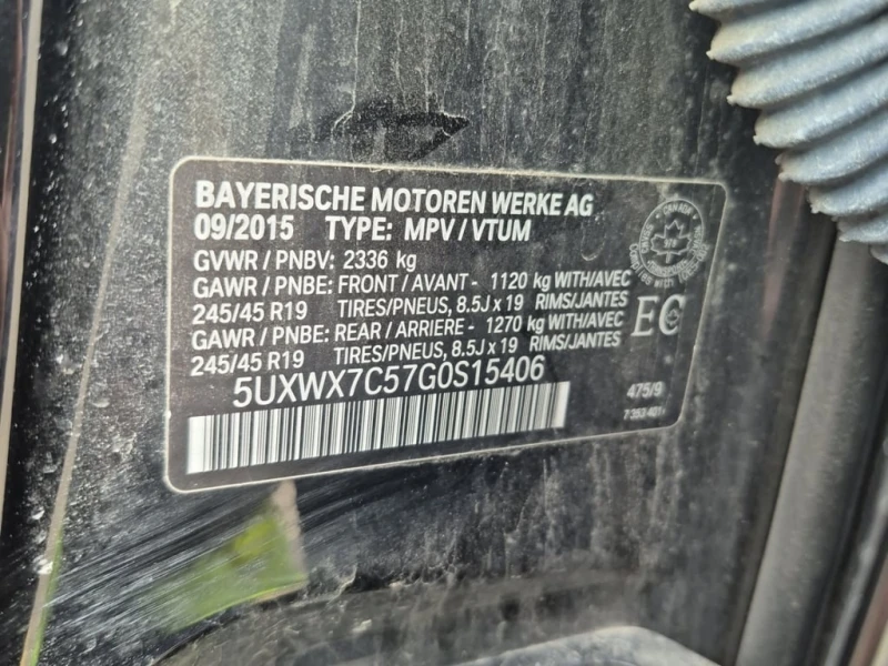 BMW X3 * XDRIVE35I * CARFAX * БЕЗ ПЪРВОНАЧАЛНА ВНОСКА, снимка 7 - Автомобили и джипове - 52999636