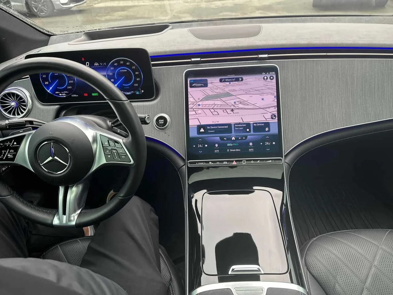 Mercedes-Benz EQE 500 4MATIC Sedan/ОБДУХВАНЕ/HUD/360/AMBIENT/DIS, снимка 11 - Автомобили и джипове - 53925415