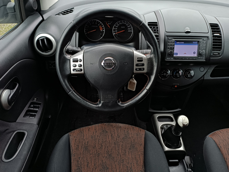 Nissan Note FACE LIFT-1.4i-88кс-(PURE DRIVE)-НАВИ-КЛИМА-EURO-5, снимка 11 - Автомобили и джипове - 45779378