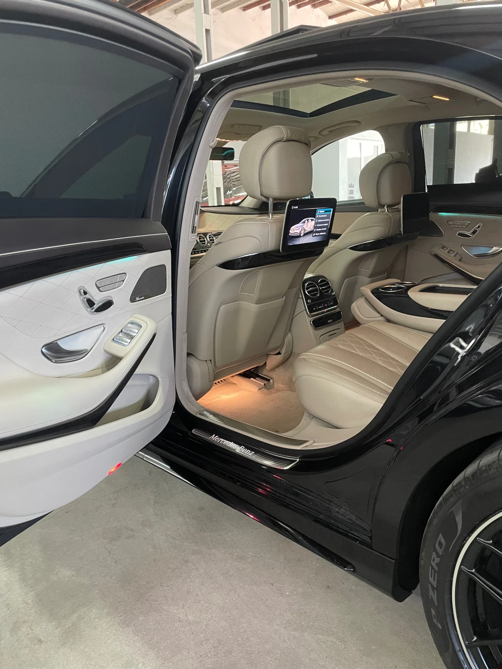 Mercedes-Benz S 400 D/AMG/L/4mat/Burm/3TV/360/Обд/вакум/Панор/ФУЛЛ, снимка 12 - Автомобили и джипове - 54115774