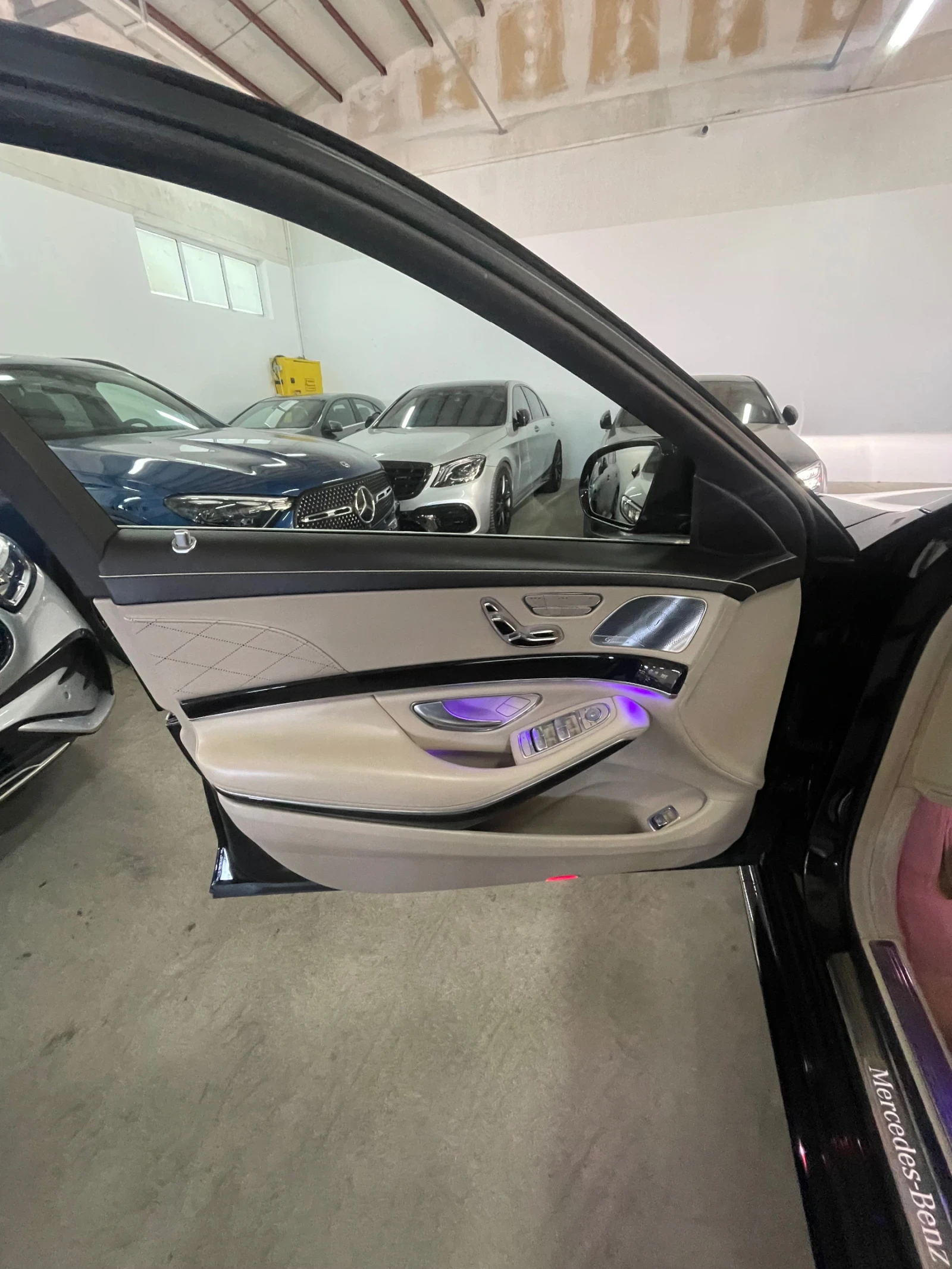 Mercedes-Benz S 400 D/AMG/L/4mat/Burm/3TV/360/Обд/вакум/Панор/ФУЛЛ, снимка 13 - Автомобили и джипове - 54115774