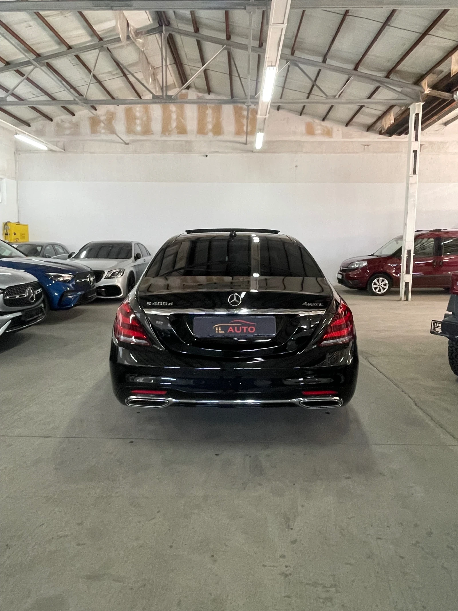 Mercedes-Benz S 400 D/AMG/L/4mat/Burm/3TV/360/Обд/вакум/Панор/ФУЛЛ, снимка 4 - Автомобили и джипове - 54115774