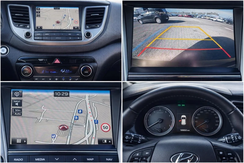 Hyundai Tucson 1.6 T-GDI / 4x4 / CAMERA / LANE ASSIST, снимка 15 - Автомобили и джипове - 53560345