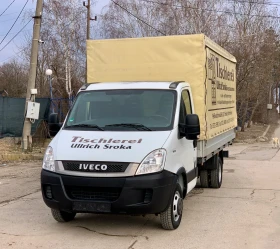 Обява за продажба на Iveco Daily 114 ХИЛ.КМ* 5м. ДЪЛЖИНА* БРЕЗЕНТ+ ЩОРА - 4.10 МЕЖД ~25 900 лв. - изображение 1