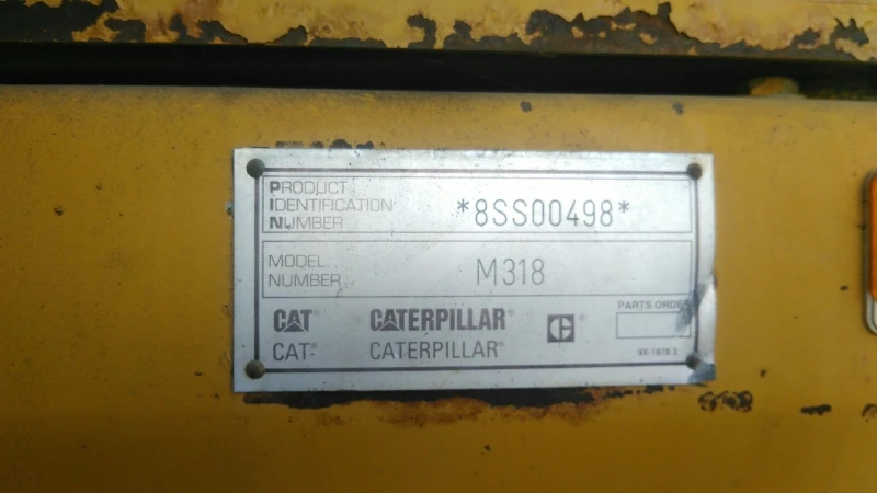 Багер Caterpillar M318, снимка 3 - Индустриална техника - 37635022