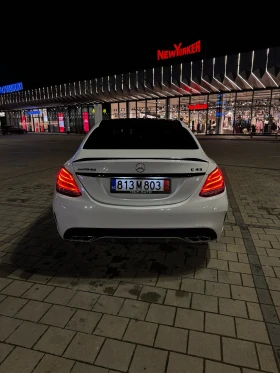 Mercedes-Benz C 43 AMG Black Optic/Cherry red салон